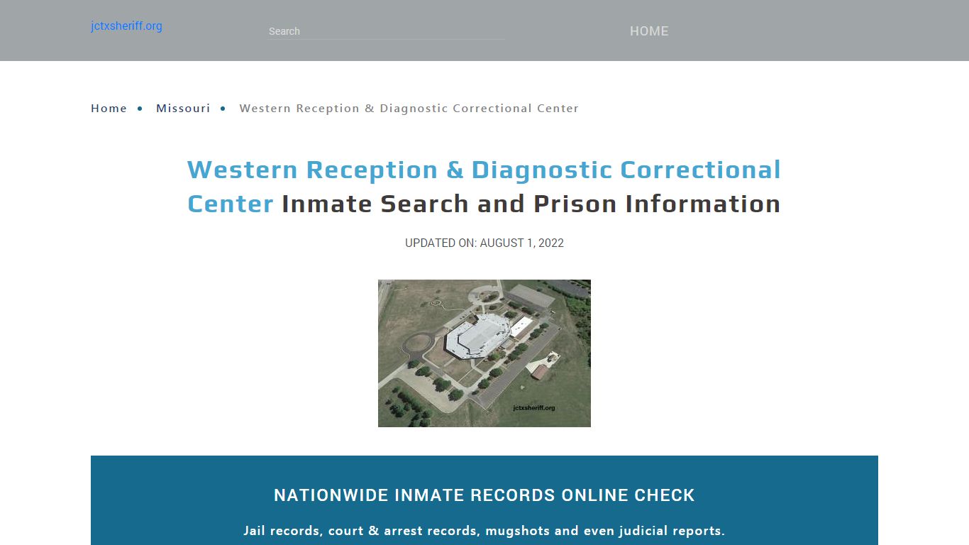 Western Reception & Diagnostic Correctional Center Inmate Search ...